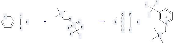 3-Trifluoromethylpyridine can be used to produce 3-trifluoromethyl-N-(trimethylsilylmethyl)pyridinium triflate at the ambient temperature